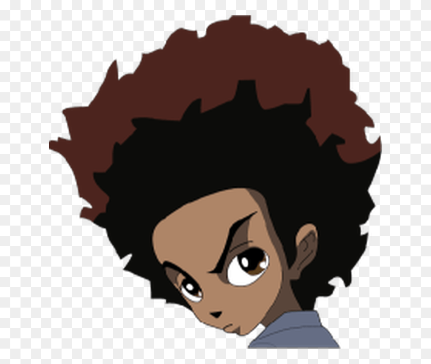 650x650 Cartoon Black Guy With Afro Cartoon Character With Afro, Hair, Cat, Pet HD PNG Download