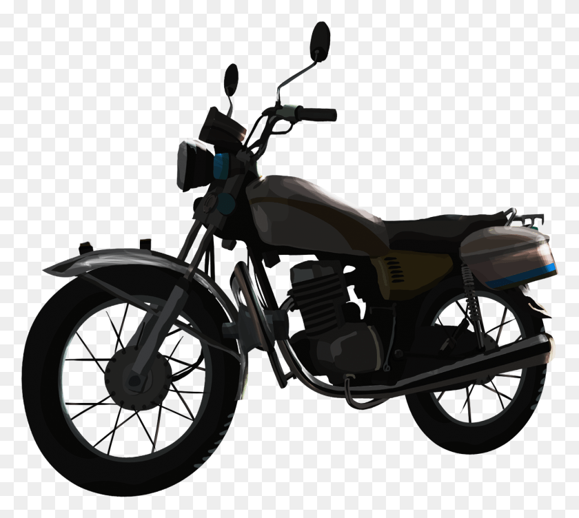 1348x1197 Cartoon Black Motorcycle Metal And Psd Moped, Vehicle, Transportation, Motor Scooter HD PNG Download
