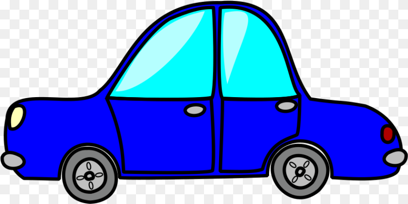 881x441 Cartoon Blue Car Svg Clip Art For Non Living Things Cartoon, Machine, Spoke, Transportation, Vehicle Clipart PNG