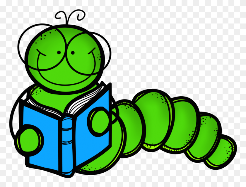 946x701 Cartoon Bookworm Clipart Vector Library Stock Book Worm Clipart, Green, Graphics HD PNG Download
