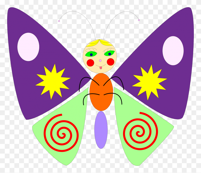 1979x1678 Cartoon Butterfly 1979px, Graphics, Pattern HD PNG Download