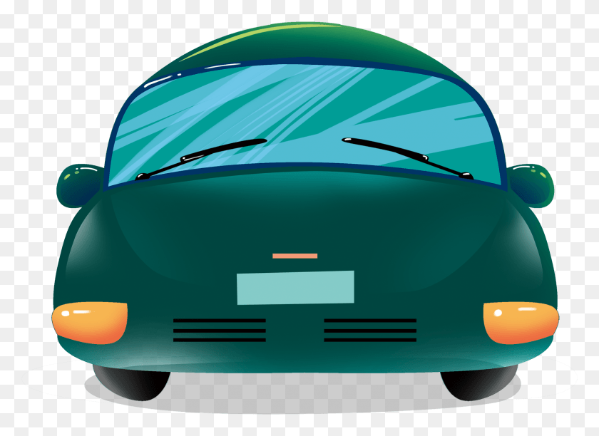 1779x1260 Cartoon Car Green Vehicle And Psd Electric Car, Helmet, Clothing, Apparel HD PNG Download