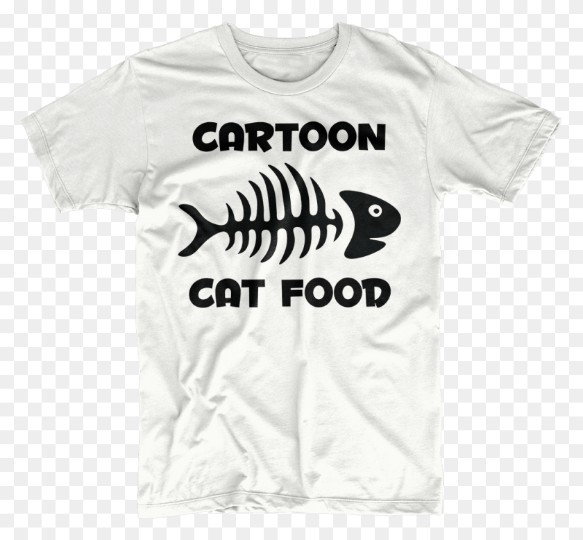 981x904 Cartoon Cat Food T Shirt Ingredients T Shirt Design, Clothing, Apparel, T-shirt HD PNG Download