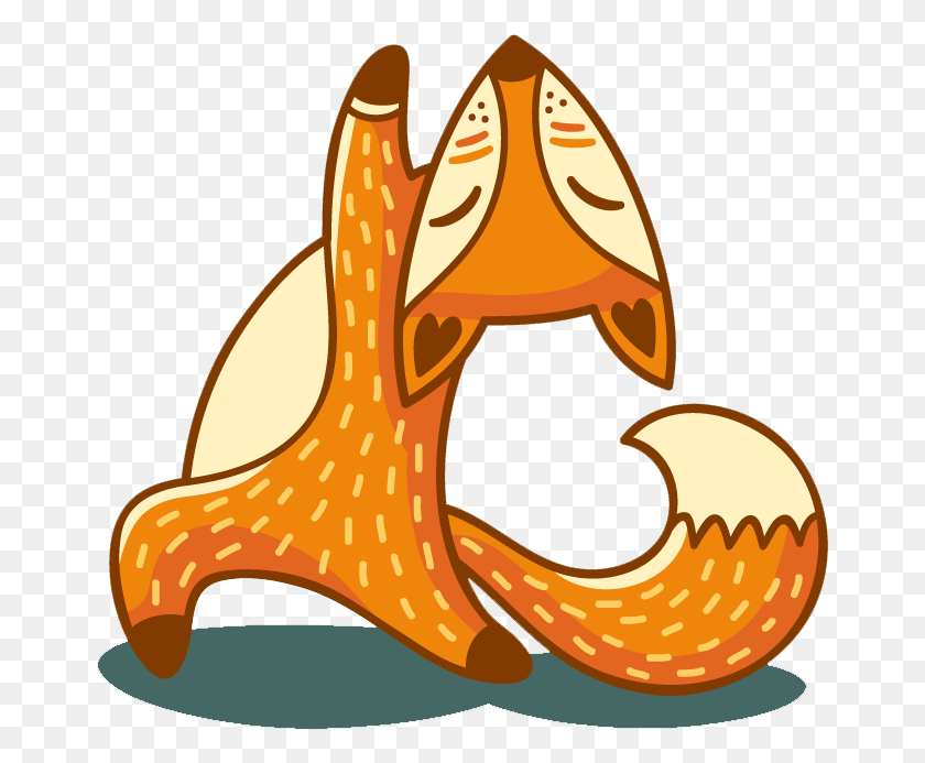665x633 Cartoon Clip Art Fox Doing Transprent Portable Network Graphics, Sea Life, Animal, Invertebrate HD PNG Download