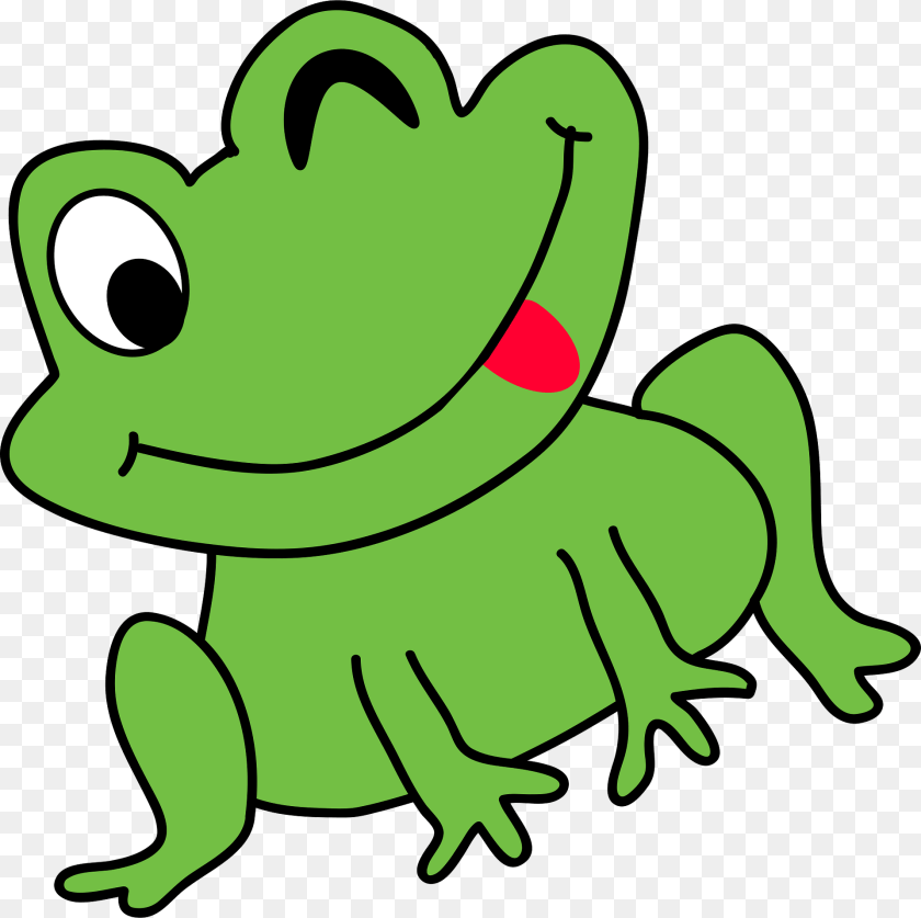 1920x1912 Cartoon Clipart, Amphibian, Animal, Frog, Wildlife Sticker PNG