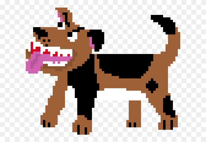 631x521 Cartoon Clipart Dog Licks, Minecraft, Cross, Symbol HD PNG Download