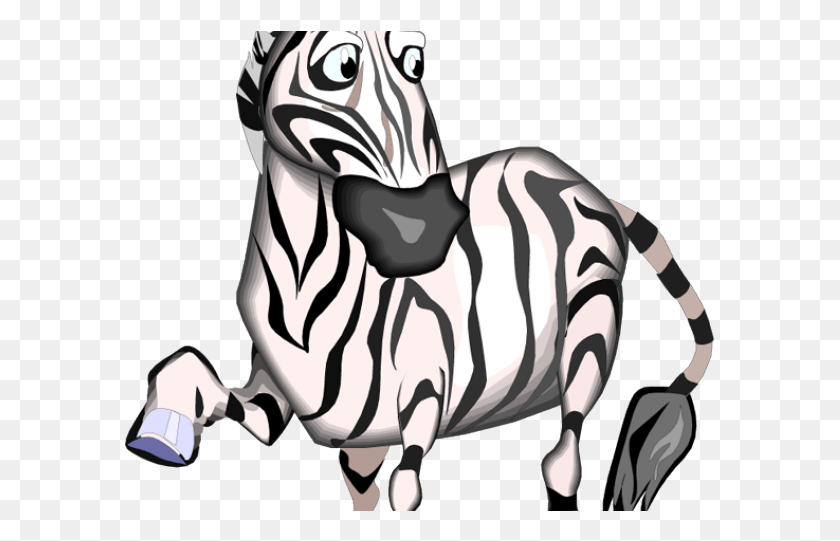 591x481 Cartoon Clipart Zebra Z Ripi, Animal, Bird, Dodo HD PNG Download