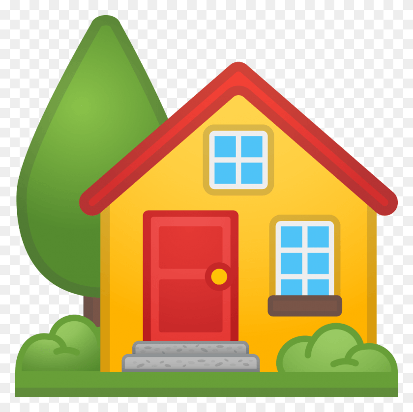 962x961 Cartoon Cliparts House Houses Emoji, Housing, Building, Road Sign HD PNG Download