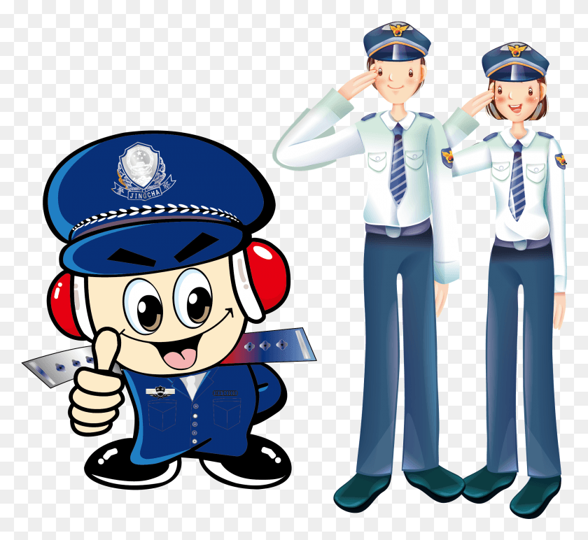 2160x1972 Cartoon Comics Police Officer, Person, Human, Performer HD PNG Download
