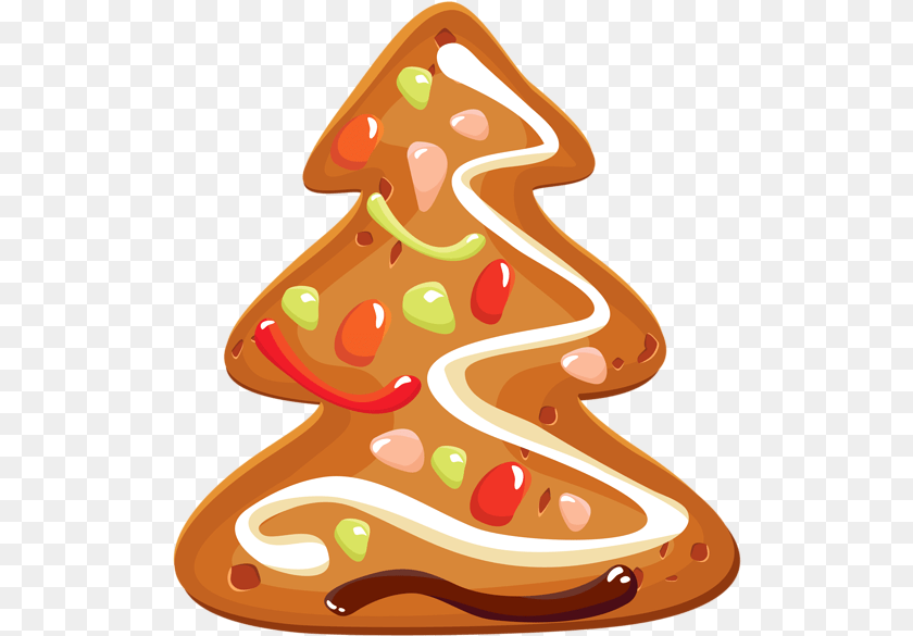 524x585 Cartoon Cookie Christmas Cookies Clipart Hd Download Christmas Cookie Clipart, Food, Sweets, Gingerbread, Ketchup PNG