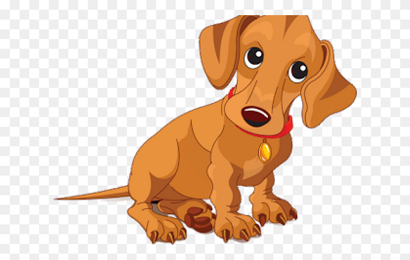 623x473 Cartoon Dachshund Puppies, Golden Retriever, Dog, Pet HD PNG Download