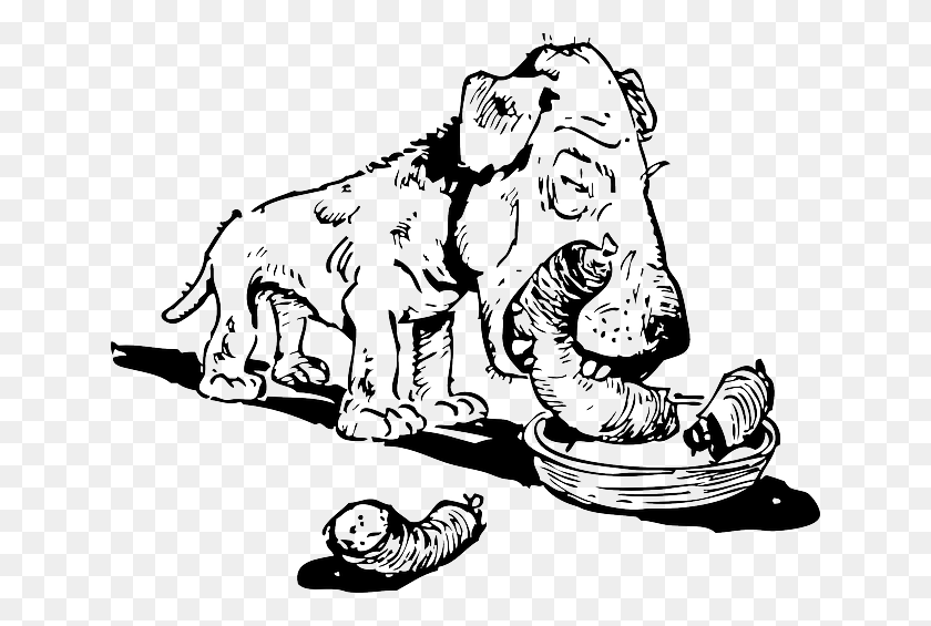 640x505 Cartoon Dog Eating A Cat, Mammal, Animal, Wildlife HD PNG Download