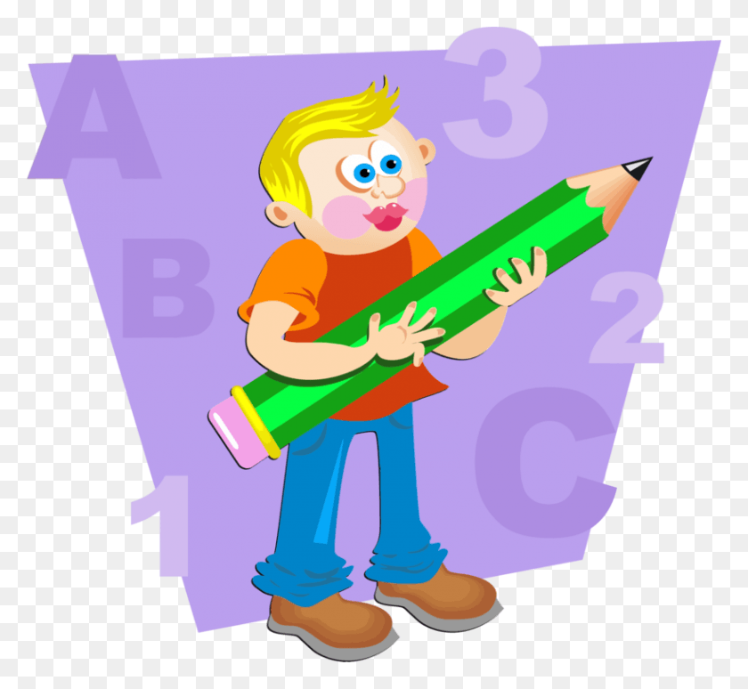 819x750 Cartoon Drawing Child Pencil Pencil, Graphics, Person HD PNG Download