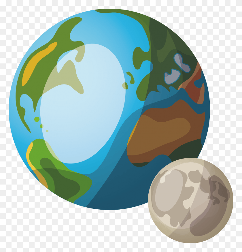 2296x2399 Cartoon Earth Cartoon Planets, Outer Space, Astronomy, Universe HD PNG Download
