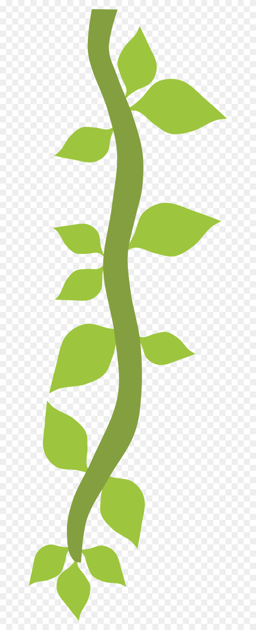 650x2000 Descargar Png Elefante De Dibujos Animados Vector Safari Vines Clipart, Planta, Hoja, Árbol Hd Png