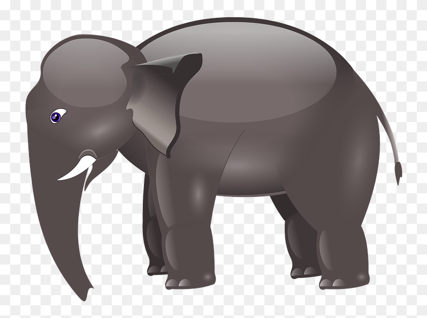 748x565 Descargar Png Elefantes De Dibujos Animados Imágenes Gambar Kartun Gajah, Mamíferos, Animales, La Vida Silvestre Hd Png