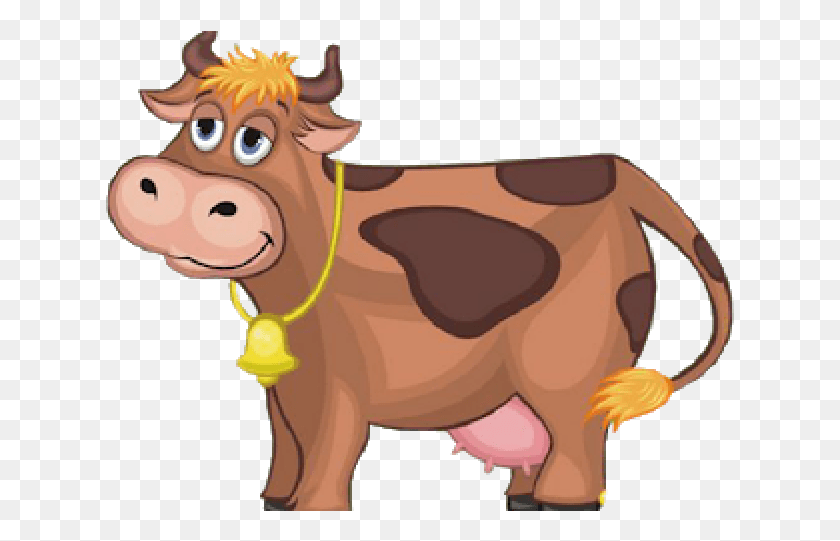 629x481 Cartoon Farm Animal Cow, Toy, Mammal, Cattle HD PNG Download