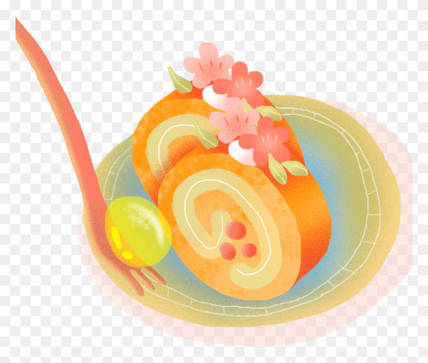 2001x1673 Cartoon Fresh Beautiful Cake And Psd Cake, Sweets, Food, Confectionery HD PNG Download