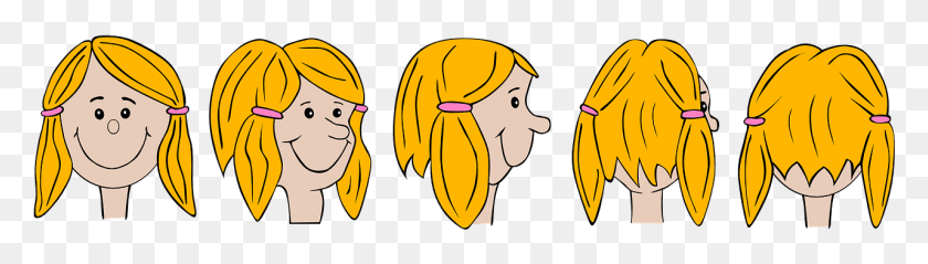 1281x294 Cartoon Girl Face, Grain, Produce, Vegetable HD PNG Download