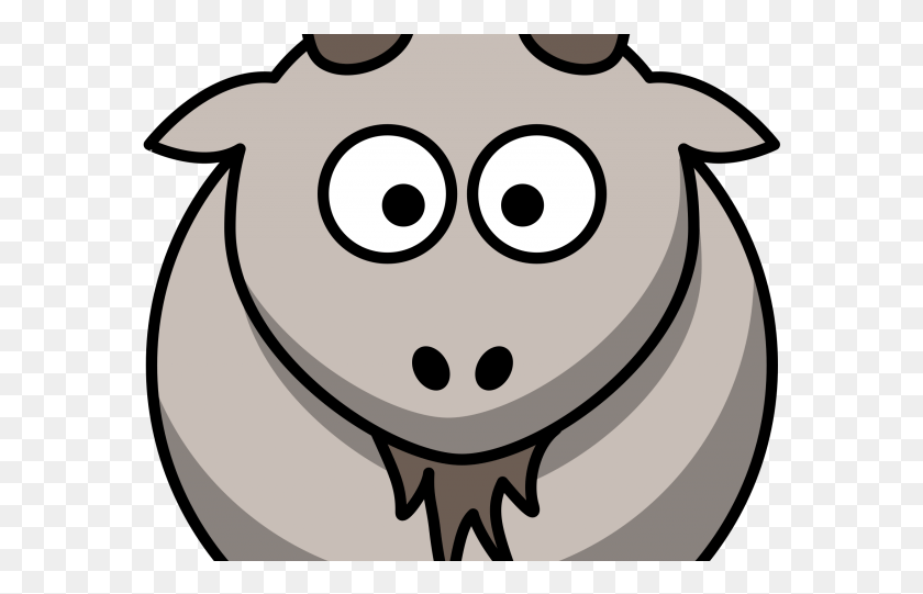 582x481 Cartoon Goat, Stencil HD PNG Download