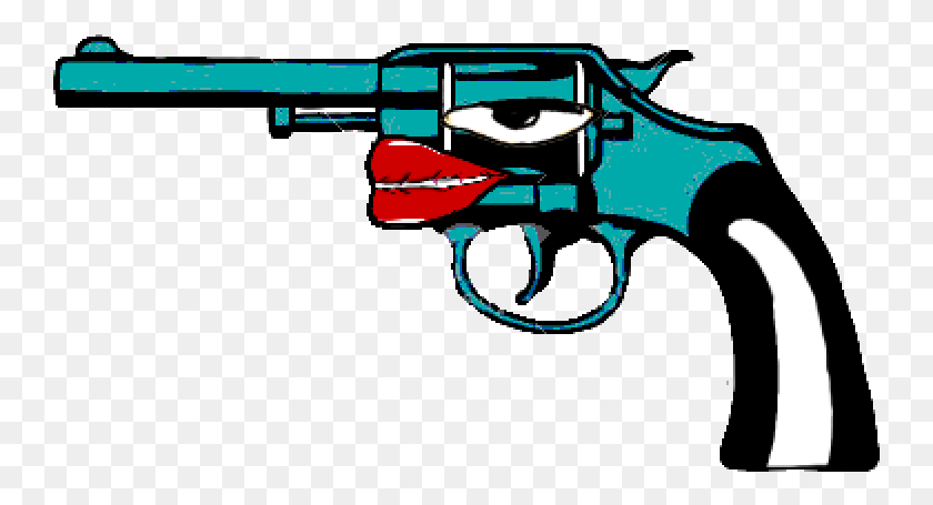 745x395 Cartoon Gun, Handgun, Weapon, Weaponry HD PNG Download