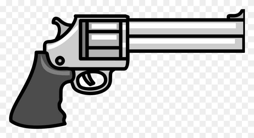 2388x1216 Cartoon Gun Transparent Cartoon Gun Gun Cartoon, Weapon, Weaponry, Vehicle HD PNG Download