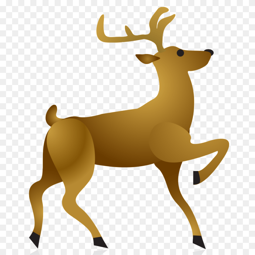 Cartoon Hand Drawn Elk Vector, Animal, Deer, Mammal, Wildlife Sticker PNG