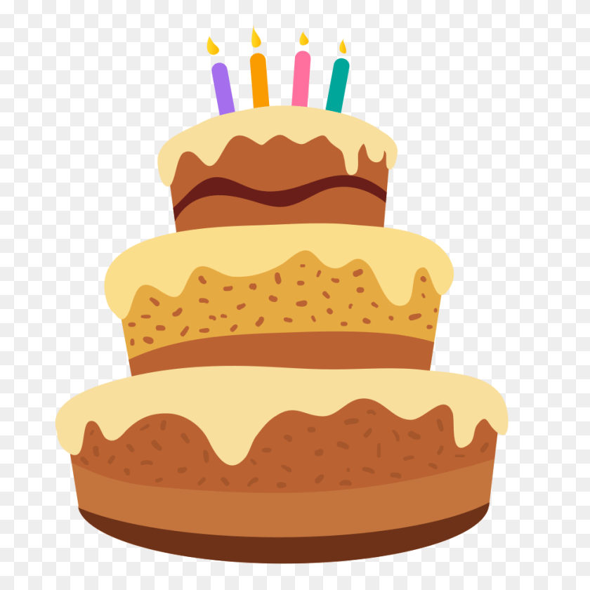 1000x1000 Cartoon Happy Birthday Cake, Birthday Cake, Cream, Dessert, Food Clipart PNG