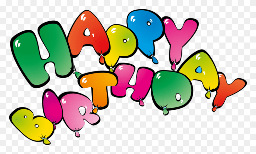 800x459 Cartoon Happy Birthday Happy Birthday Balloons Transparent Background, Balloon, Ball, Graphics HD PNG Download
