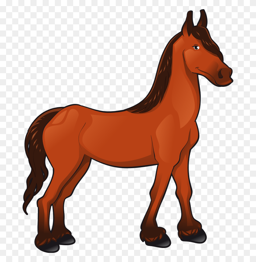 692x800 Мультфильм Лошадь Клипарты Лошадь Клипарт, Млекопитающее, Животное, Жеребенок Лошадь Hd Png Скачать