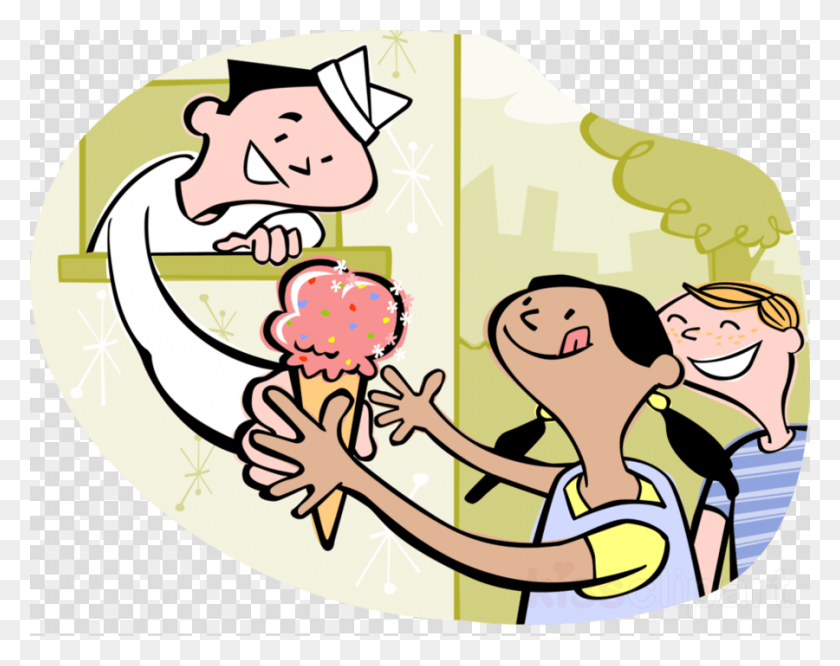900x700 Cartoon Ice Cream Man Clipart Ice Cream Cones Atlanta Buying Ice Cream Clipart, Food, Doodle HD PNG Download