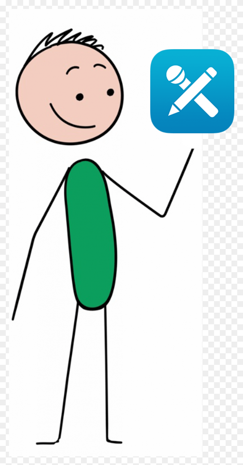 1009x2001 Cartoon Man Holding Up The Visible Classroom App Icon, Label, Text, Medication HD PNG Download
