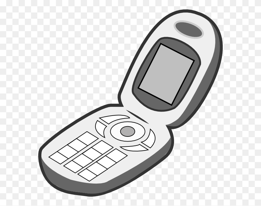 594x601 Cartoon Mobile Phone1 Svg Clip Arts 594 X 601 Px, Phone, Electronics, Mobile Phone HD PNG Download