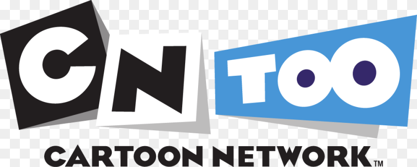 1000x401 Cartoon Network Too Cartoon Network Too Logo, Text Sticker PNG