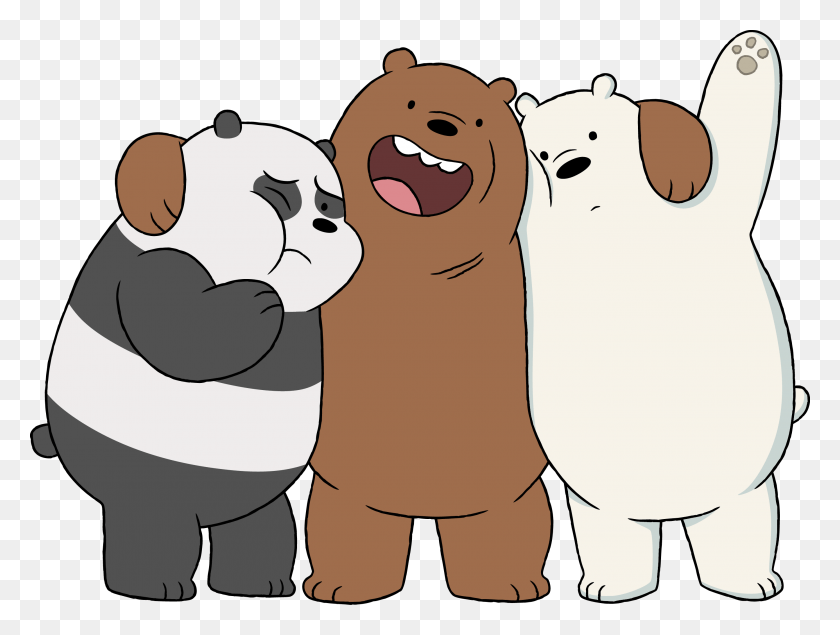 2775x2046 Cartoon Network Transparent Image Transparent We Bare Bears, Face, Mammal, Animal HD PNG Download