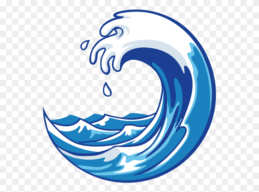 563x563 Cartoon Ocean Wave Transparent Background Wave Cartoon, Sea, Outdoors, Water Descargar Hd Png