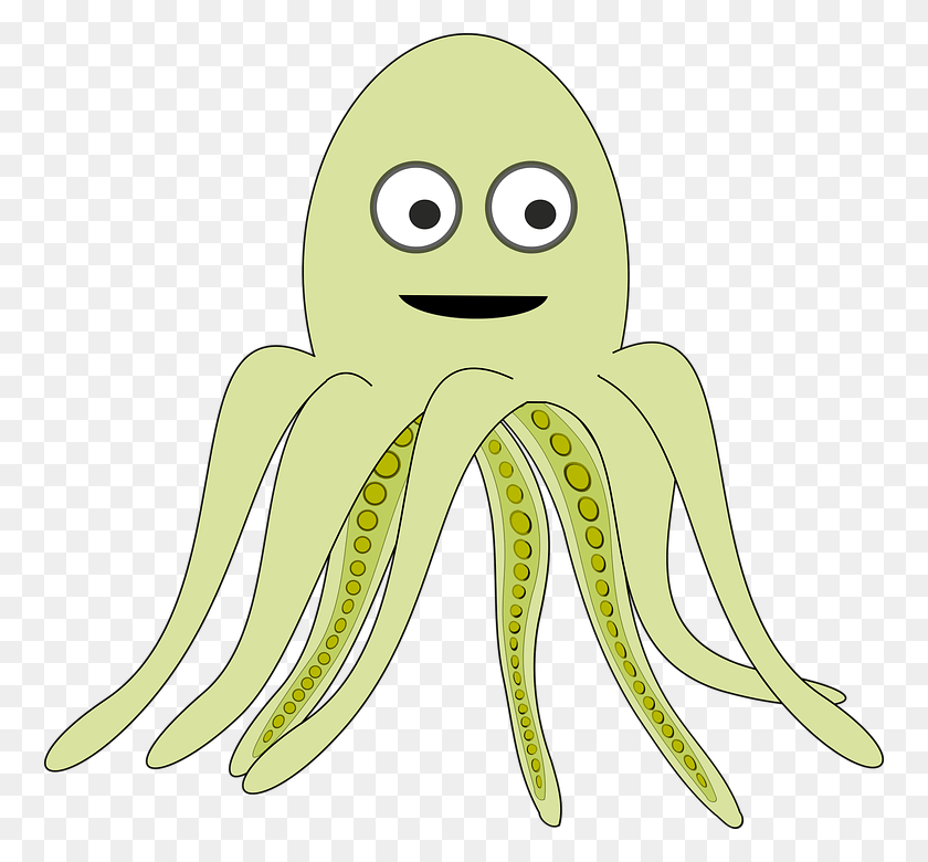 760x720 Pulpo De Dibujos Animados Png / Pulpo Hd Png