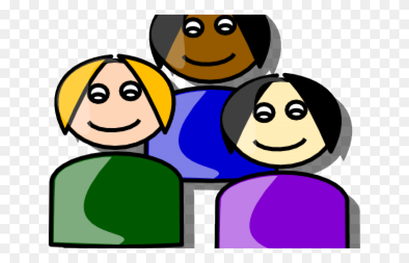 640x480 Cartoon Pictures Of People Talking Orang Clip Art, Face, Head, Crowd HD PNG Download