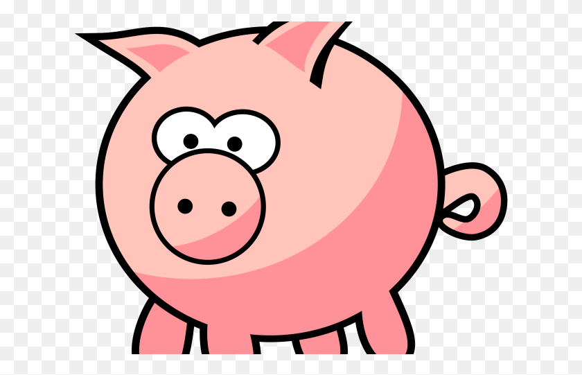 627x481 Cartoon Pig Clipart Cartoon Pig Clipart, Piggy Bank, Giant Panda, Bear HD PNG Download