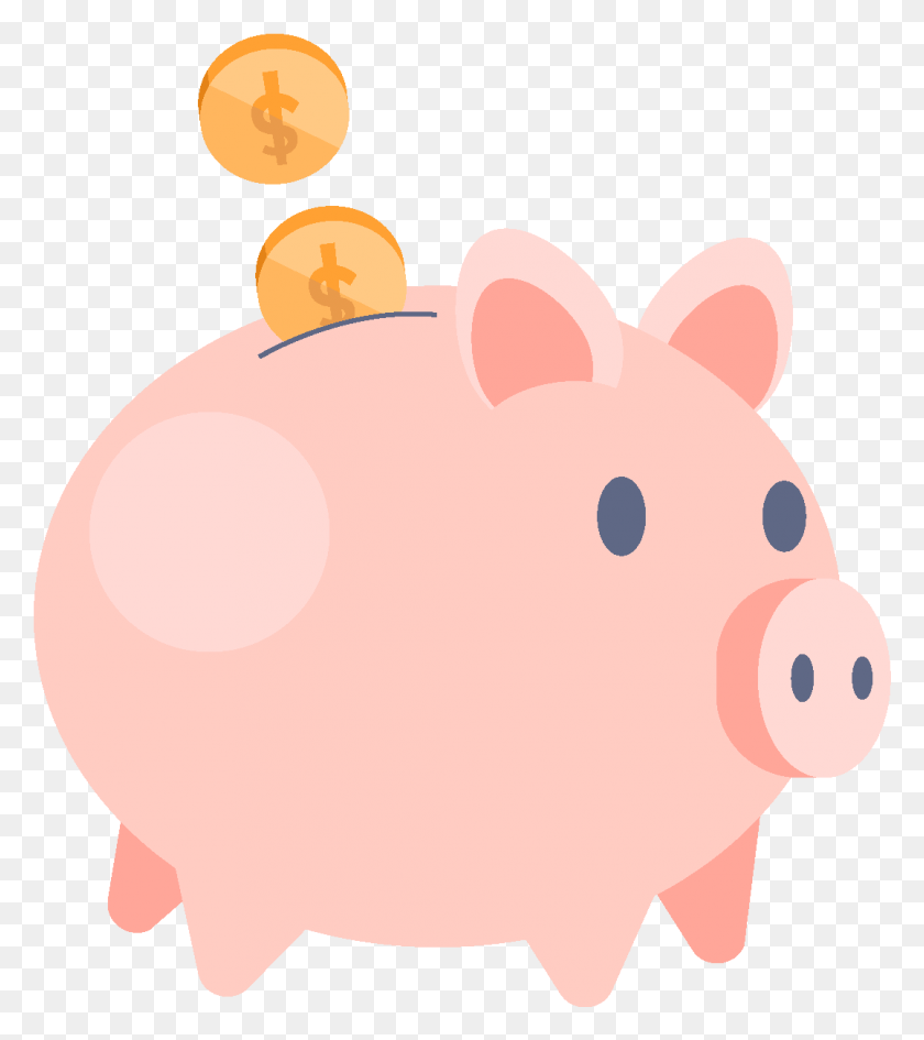 1077x1223 Cartoon Piggy Bank Element Domestic Pig, Snowman, Winter, Snow HD PNG Download