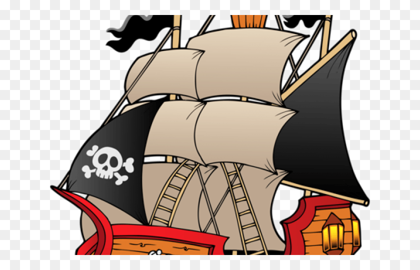 640x480 Мультфильм Пиратский Корабль, Одежда, Одежда, Подушка Hd Png Скачать