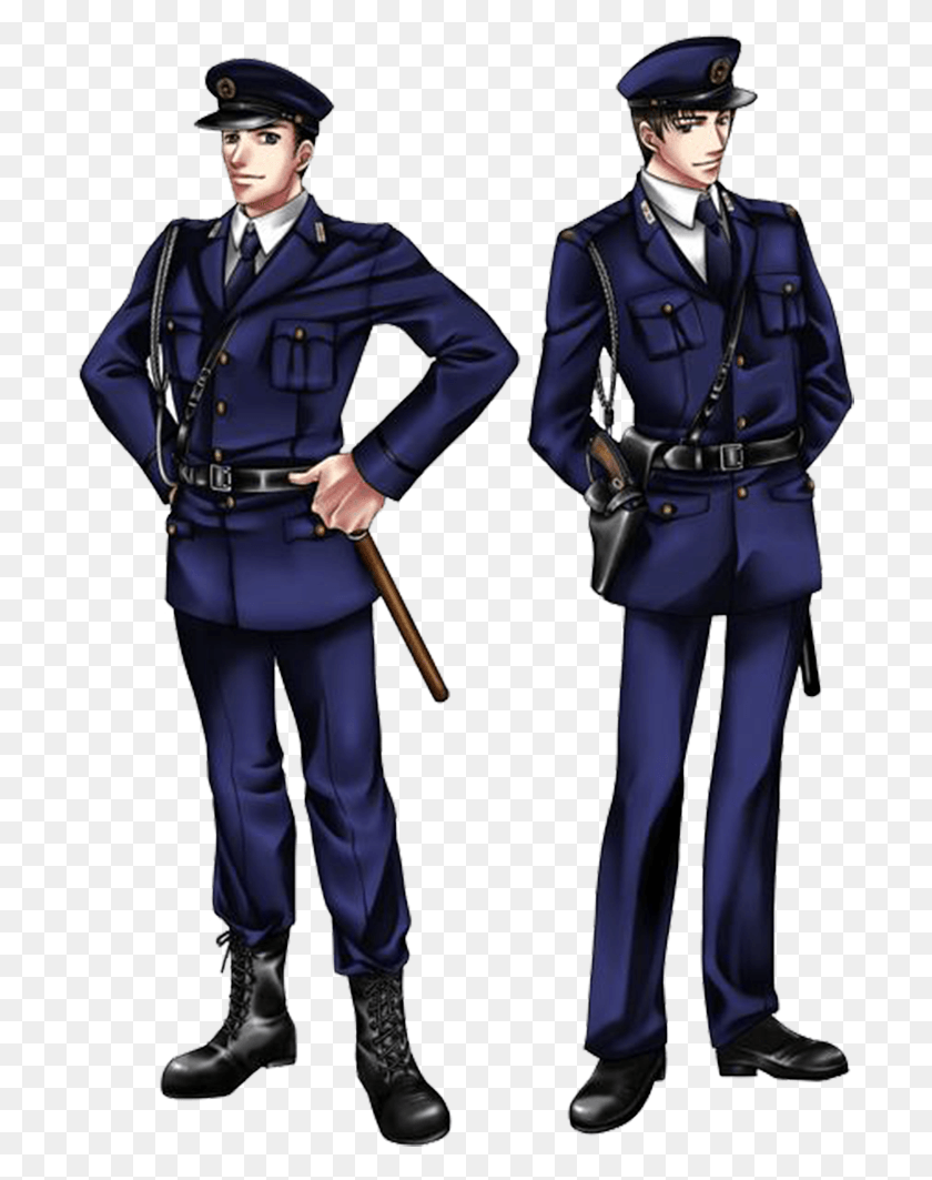 701x1003 Cartoon Police Officer, Military Uniform, Military, Person HD PNG Download