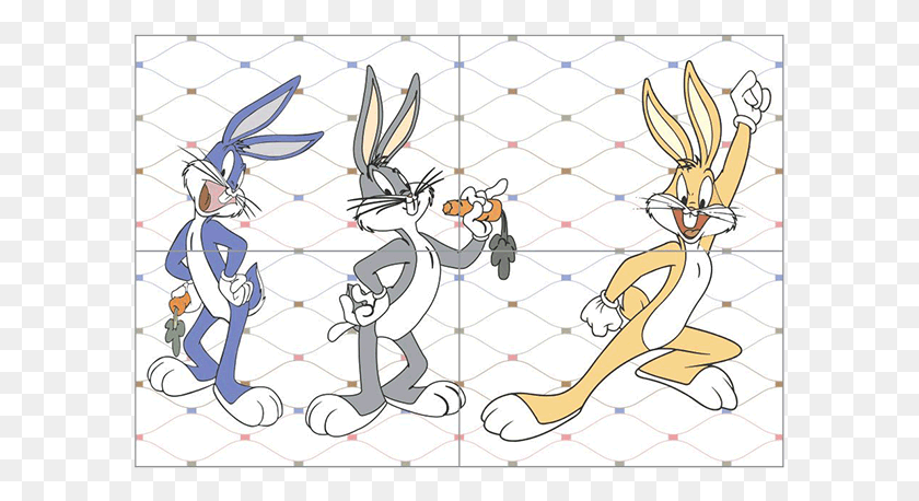 595x398 Descargar Png Cartel De Dibujos Animados De Bugs Bunny, Alfombra, Texto, Animal Hd Png