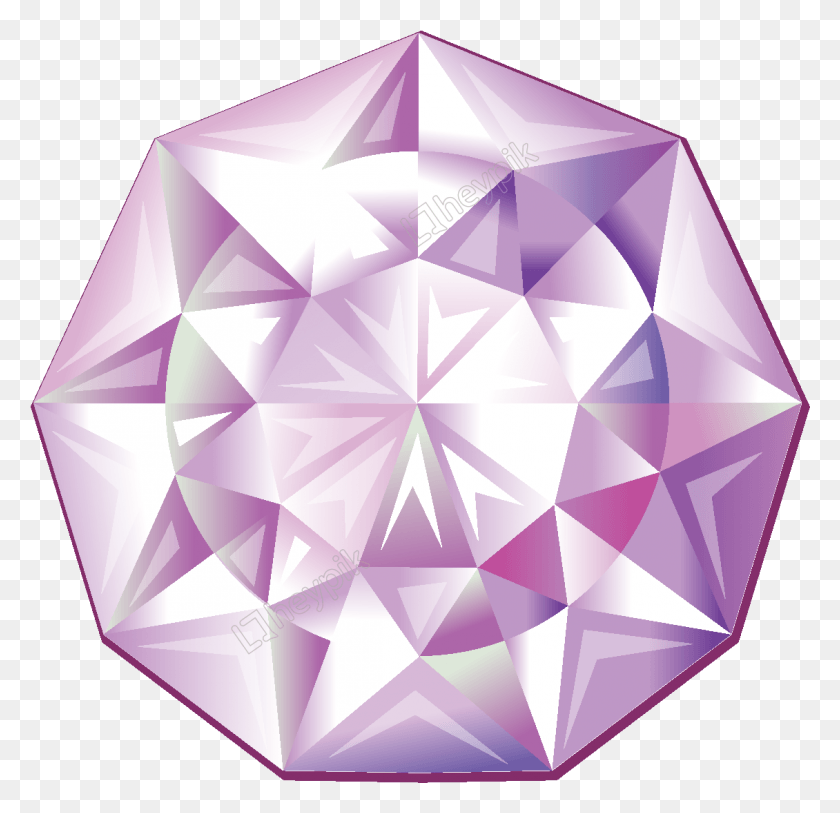 1130x1091 Cartoon Purple Element Free Vector Diamonds, Diamond, Gemstone, Jewelry HD PNG Download
