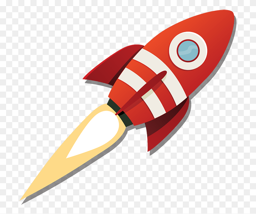 713x641 Cartoon Rocket For Rocket, Maraca, Musical Instrument, Hammer HD PNG Download