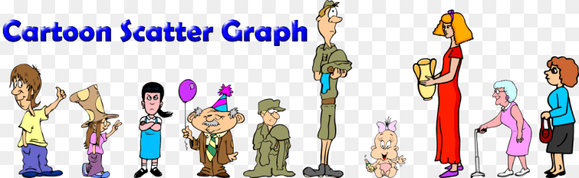 Cartoon Scatter Graph Scatter Plot Cartoon, Book, Comics, Publication, Person Sticker PNG