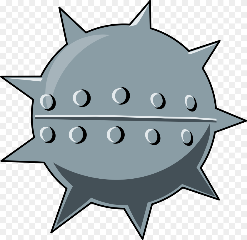 Cartoon Sea Mine, Animal, Fish, Sea Life, Shark Sticker PNG