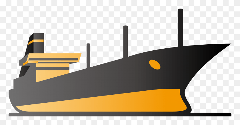 3739x1811 Cartoon Ship Barco De Carga Dibujo, Bulldozer, Tractor, Vehicle HD PNG Download