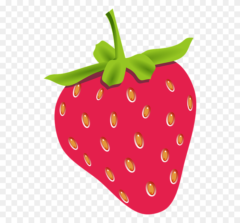 534x720 Cartoon Strawberry Transparent, Fruit, Plant, Food HD PNG Download