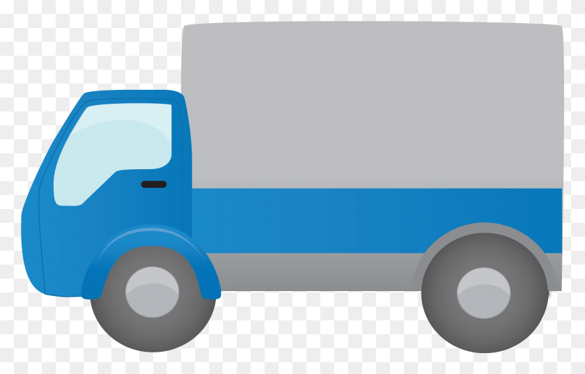 2519x1543 Cartoon Truck Clipart Car Images In Moving Truck Icon, Van, Vehicle, Transportation HD PNG Download